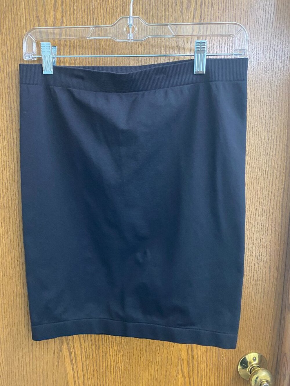 Helmut Lang Black Pull-On Tube-Skirt